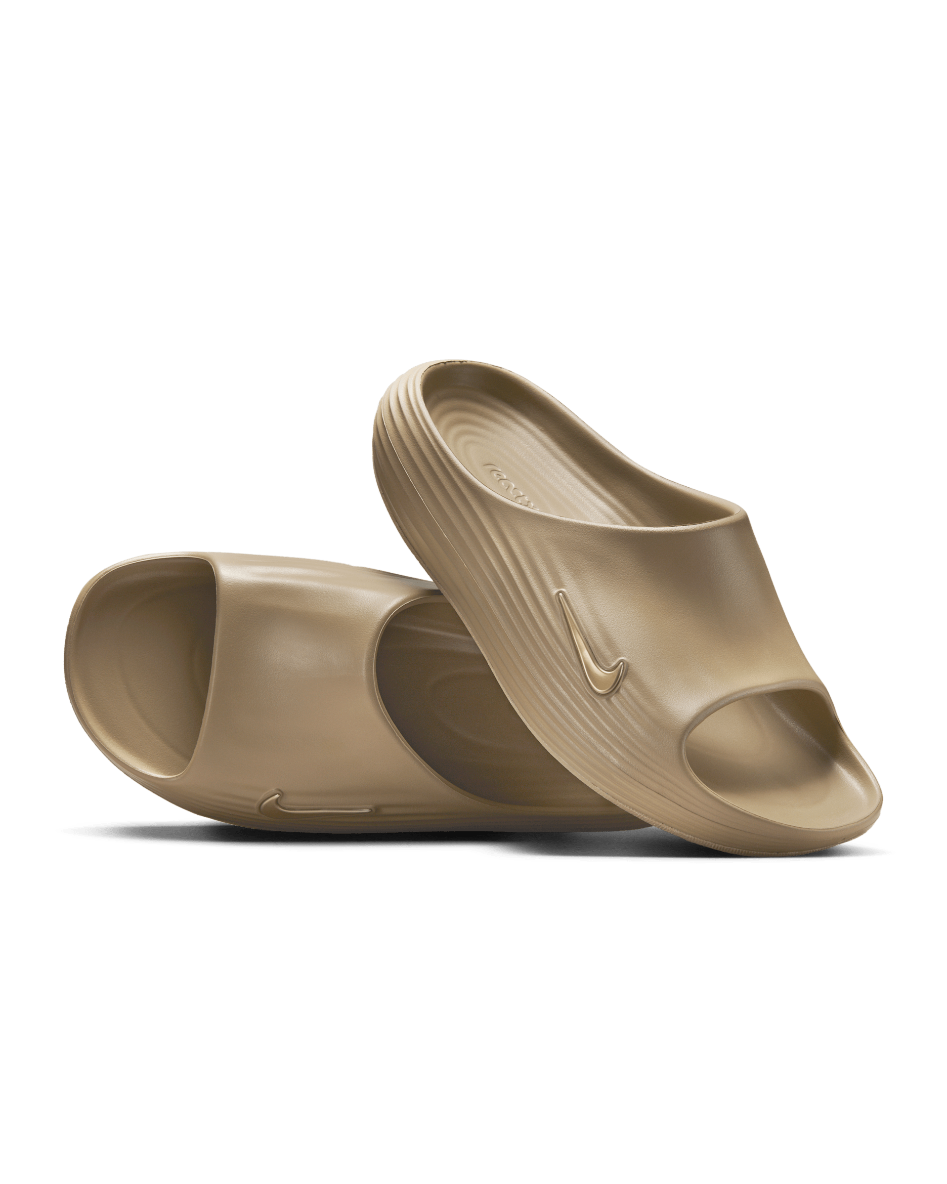 ナイキ ReactX リジュビネイト NIKE REJUVEN 8 SLIDE Nike ReactX Rejuven8 Black Volt Cool Grey Recovery Slide HV5060